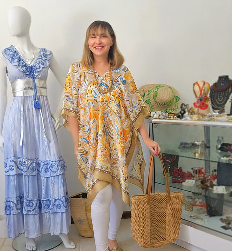 Tunic Amélie Viscose & Silk Luxe