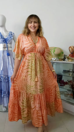 Vestido Seda Boho Luxe