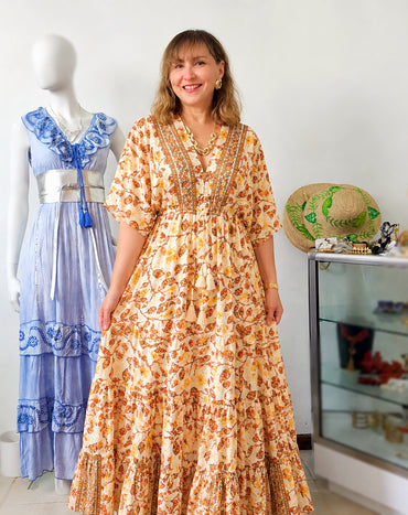 Vestido Boho Silk Elegance