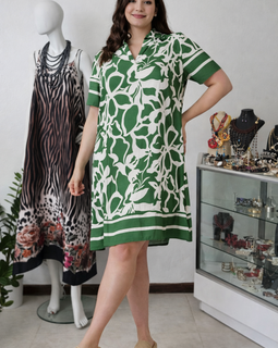 Floral Abstract tunic dress