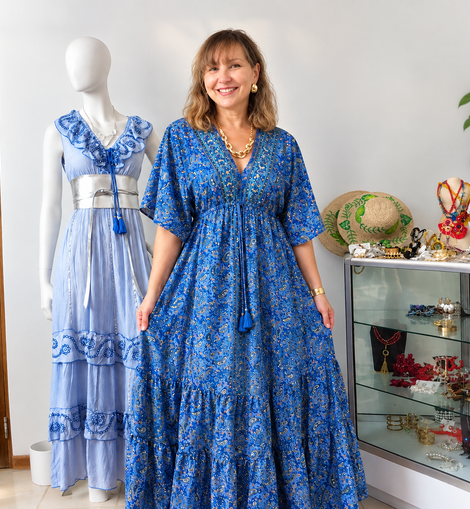 Vestido Boho Silk Elegance