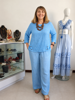 Set Azure Chic | Conjunto de 2 Piezas