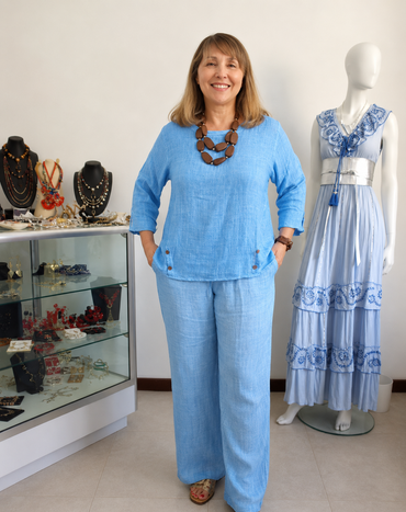 Set Azure Chic | Conjunto de 2 Piezas