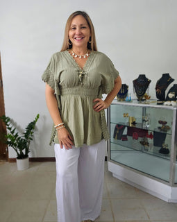 Kaftan Crochet tunic