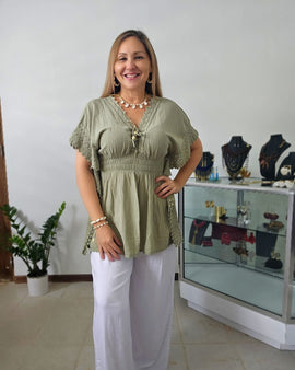 Kaftan Crochet tunic
