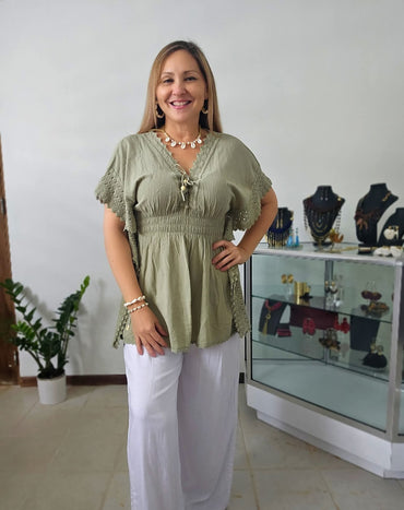 Kaftan Crochet tunic