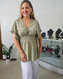Kaftan Crochet tunic