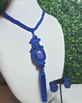 Braid Soutache Necklace set