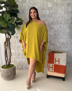 Helen Hi low Cold Shoulder Tunic dress