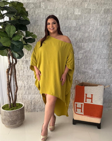 Helen Hi low Cold Shoulder Tunic dress