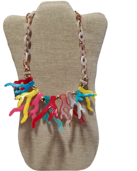 Acrylic Shell necklace