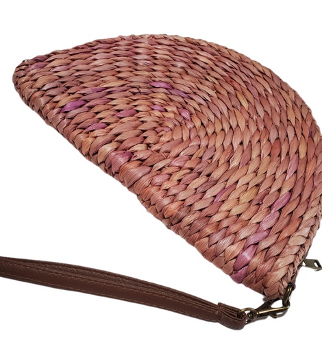 Raffia Clutch