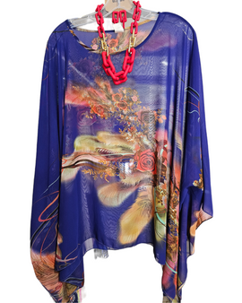 Roses & Feathers tunic