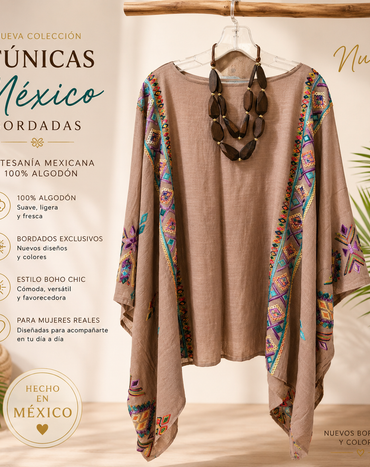 Tunica Boho Azteca