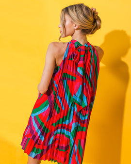 Noelia Pleated Tunic Dress