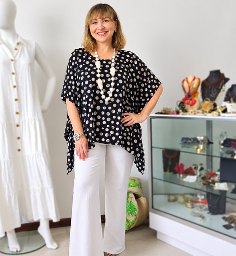 Polka dots Chic Vibe tunic