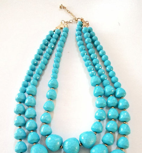 3 layers necklace