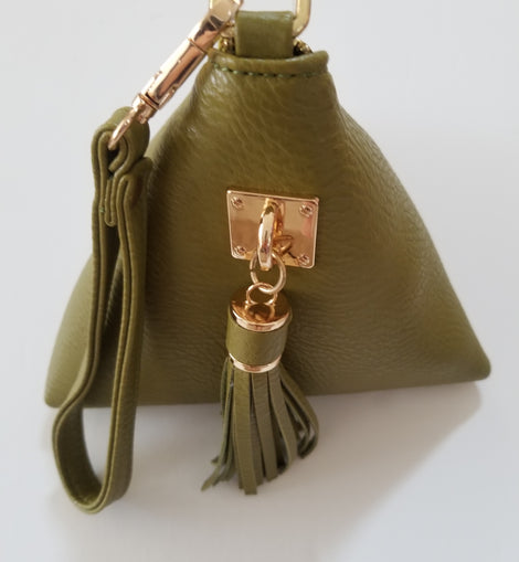 Olive Triangle bag