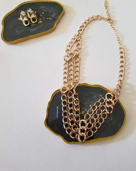 Link Chain necklace set