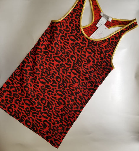 Cheetah Print Racerback top