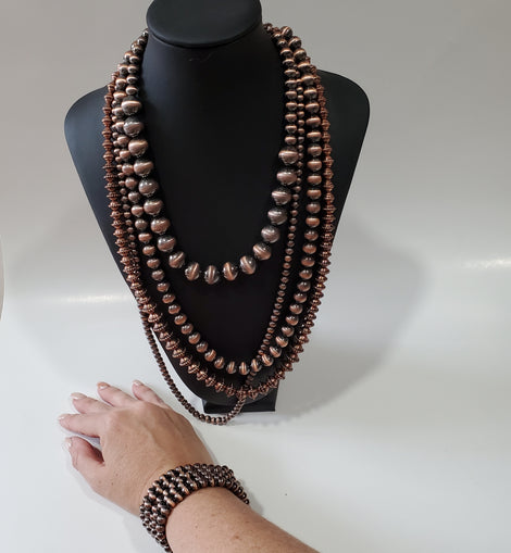 Hematite Layer necklace set