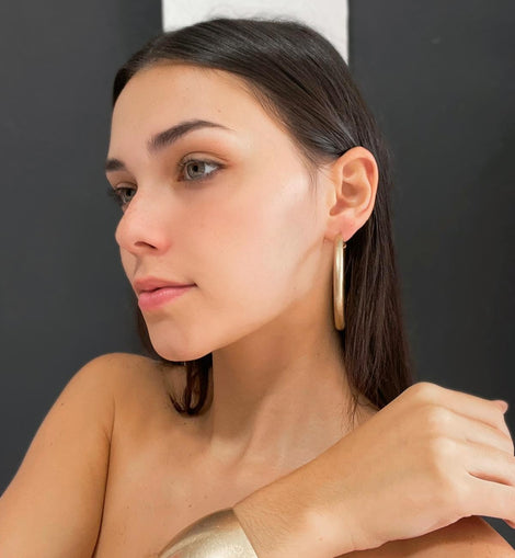 Hoop & Bold Cuff set
