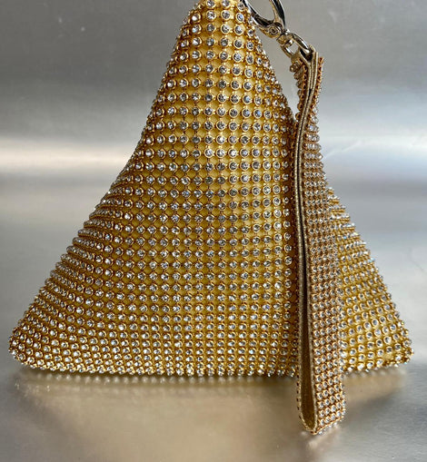 Triangle Rhignstones bag