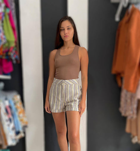 Chocolate Stripes Shorts