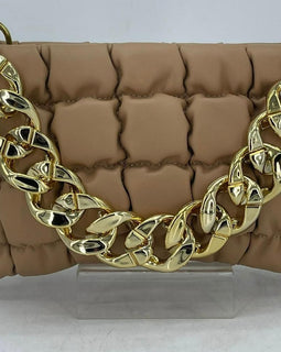 Quilted Chain Handbag & Crossbody
