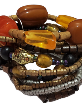 Beads & Wood bracelet set