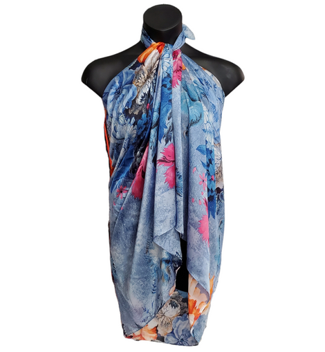 Floral Sarong Coverup