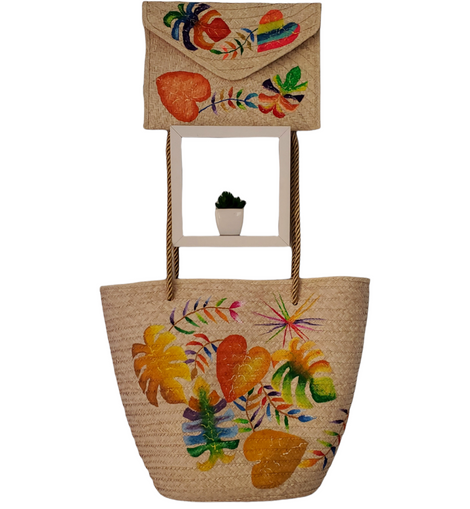 Multicolor Leaves Handmade Bags Angelina