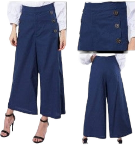 Navy Culottes