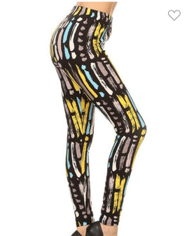 Spot Paint Print Legging
